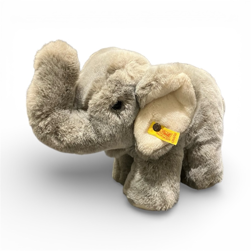 Steiff Elephant Plush Cosy Friends Trampili‎ Vintage German Toy 5350/22 - 8"